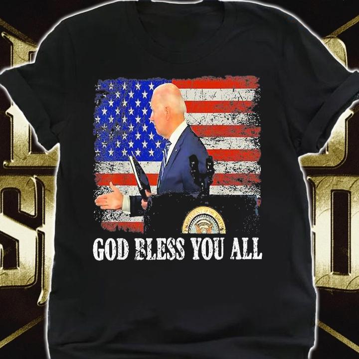 Biden Shake Thin Air Funny Joe Biden Confused Handshake T-Shirt t-shirt