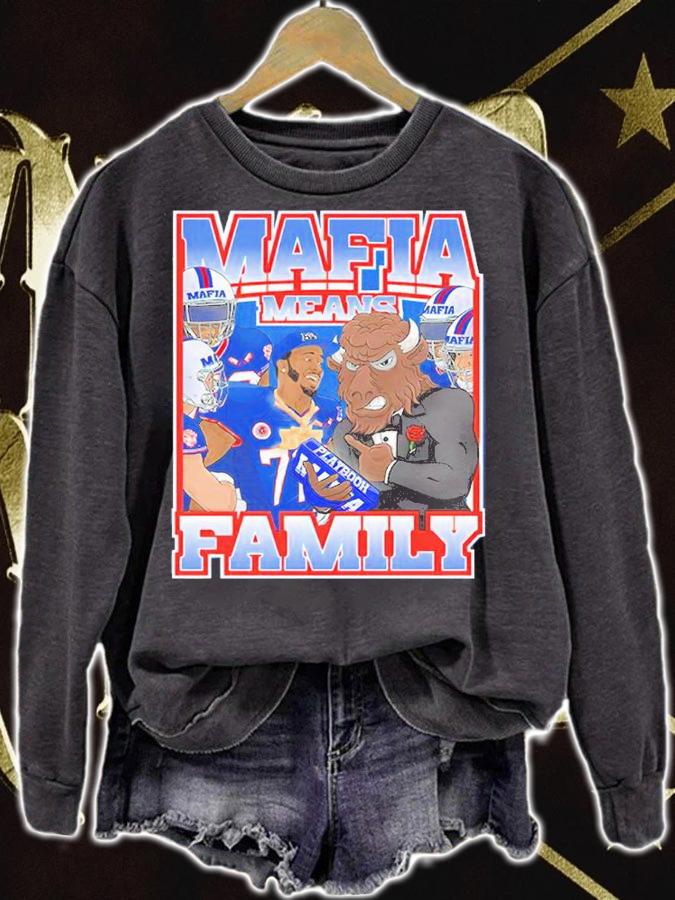 Bills X Benny Collab Mafia Means Family Shirt t-shirt