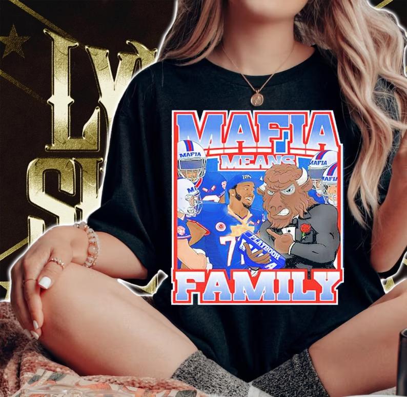 Bills X Benny Collab Mafia Means Family Shirt t-shirt
