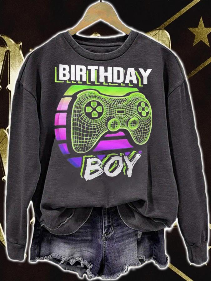 Birthday Boy Video Game Controller Birthday Gamer Boys Shirt t-shirt