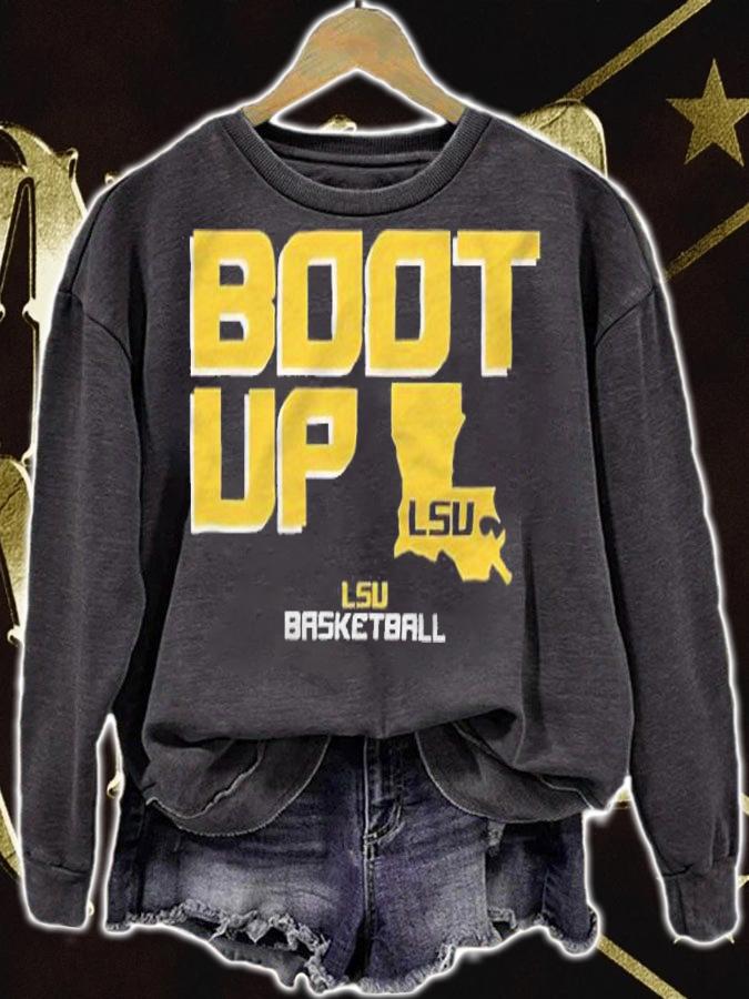 Boot up LSU basketball T-shirt t-shirt sweatshirt