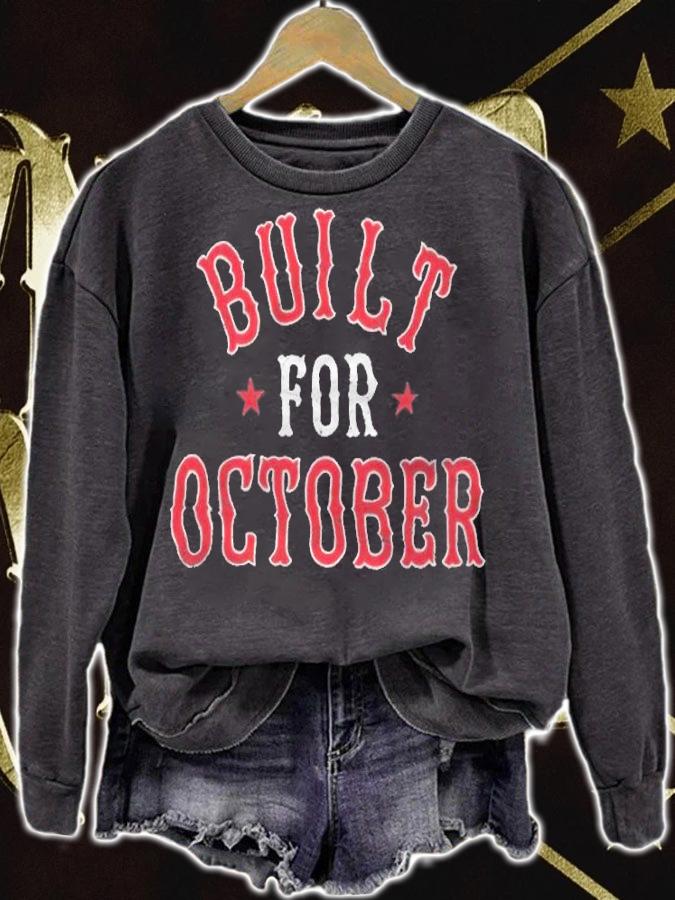Boston Baseball Built For October shirt t-shirt