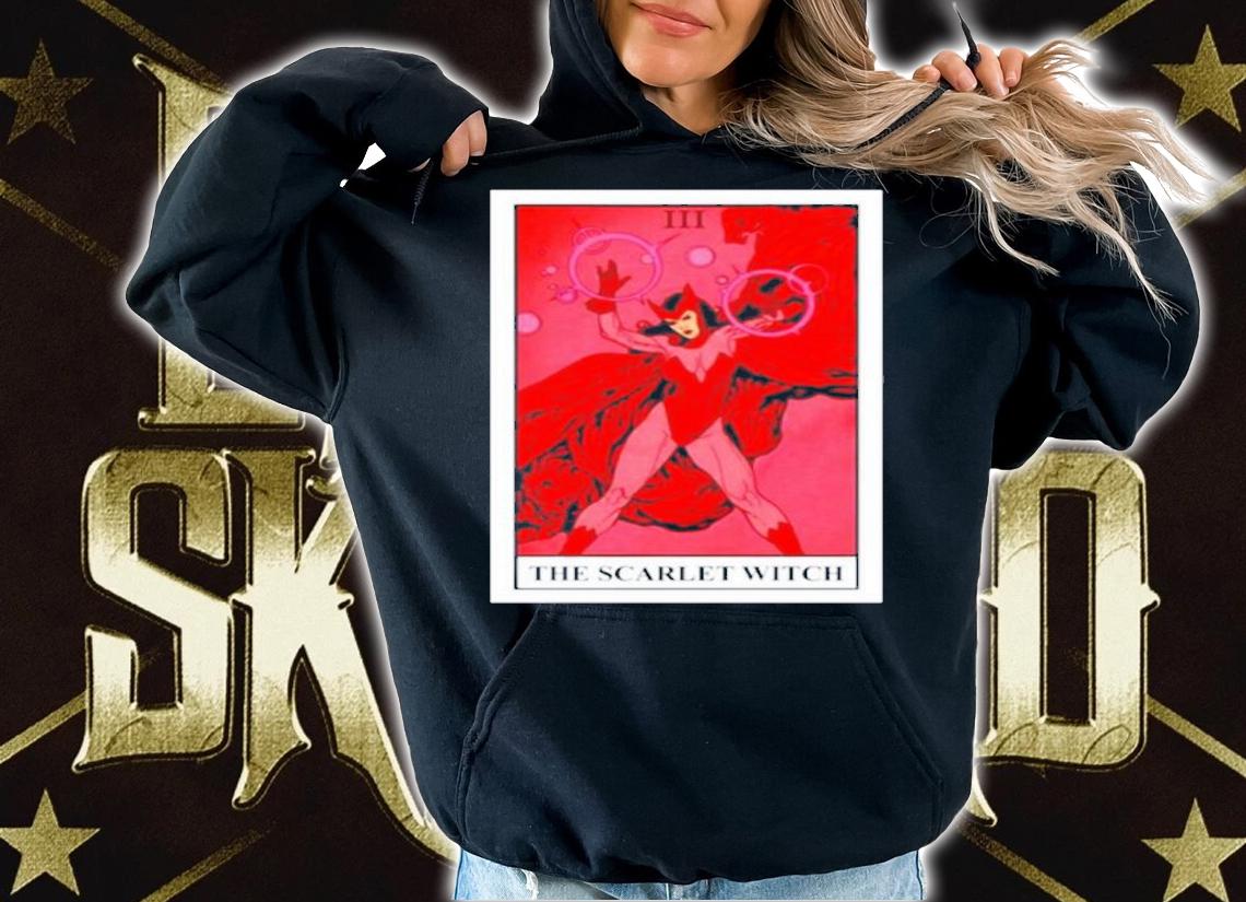 Boxlunch Exclusive Marvel Scarlet Witch Tarot Card Shirt t-shirt hoodie