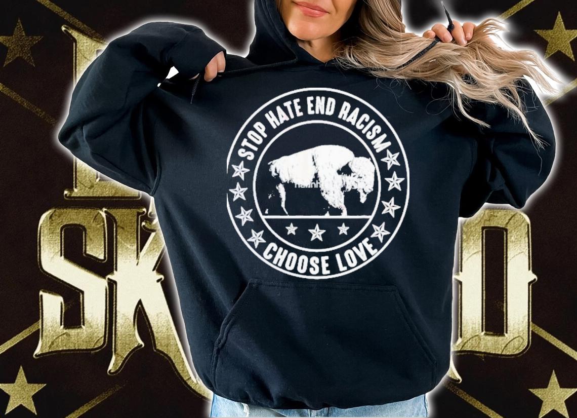 Buffalo Strong Graphic Choose Love Pray For Buffalo Essential Shirt t-shirt hoodie