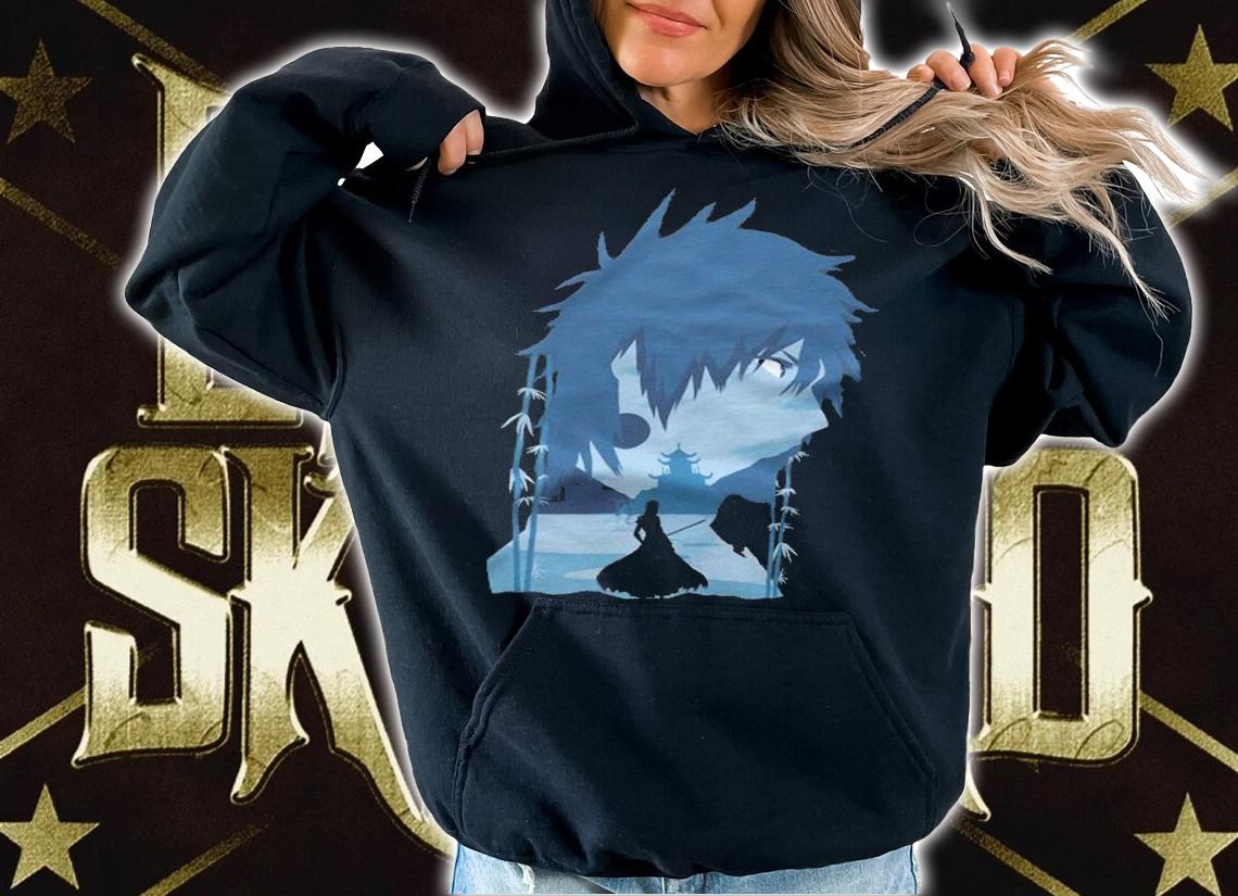 Bleach Kurosaki Ichigo character's shadow T-shirt t-shirt