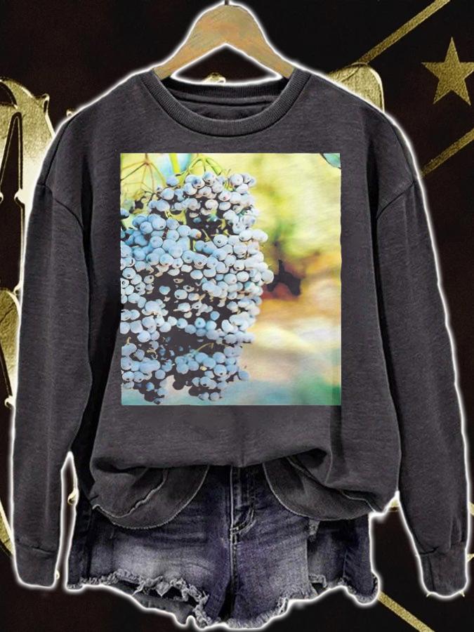 Blueberries fruits food healthy trees nature T-shirt t-shirt sweatshirt