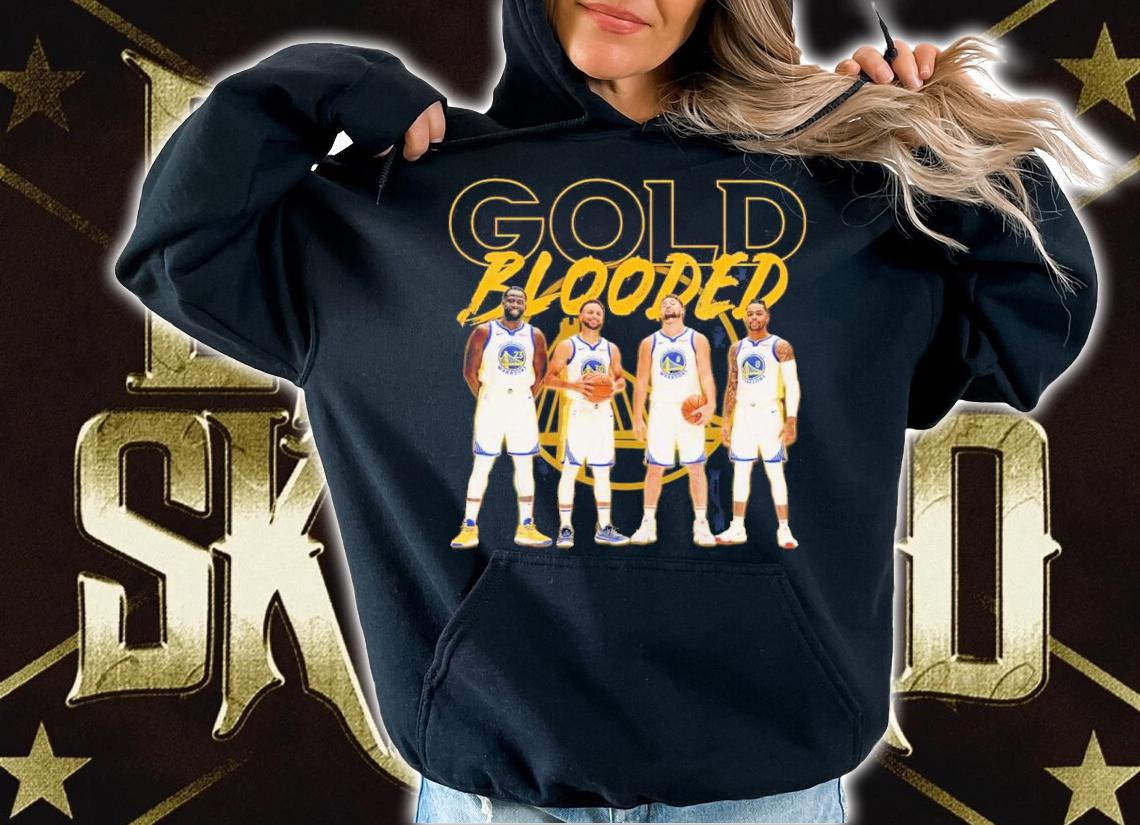 Golden Blooded Warriors Basketball Shirt t-shirt hoodie