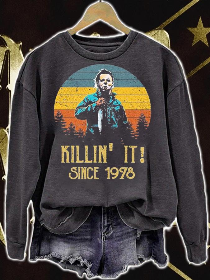Michael Myers killing It since 1978 vintage shirt t-shirt