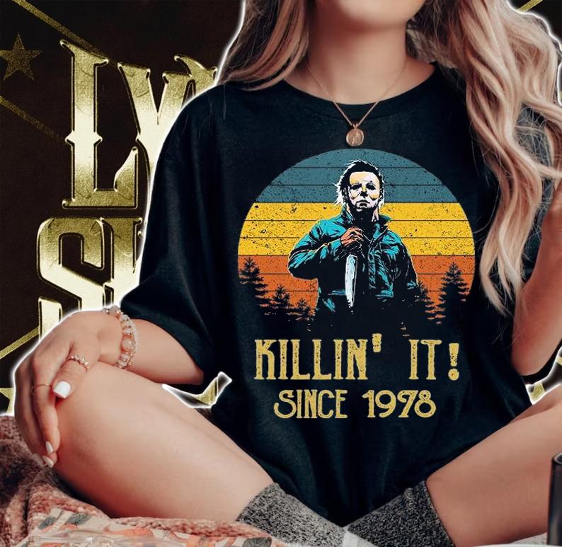 Michael Myers killing It since 1978 vintage shirt t-shirt