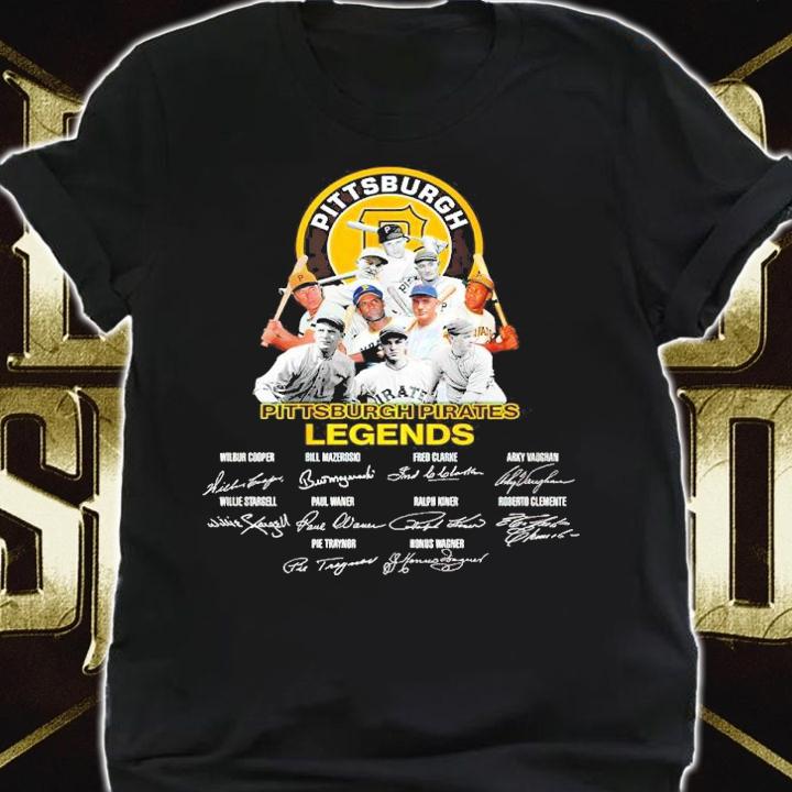 Pittsburgh Pirates Baseball Legends Signatures Shirt t-shirt shirt