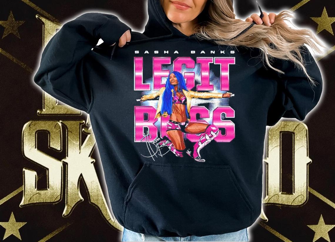 Sasha Banks Pose Women Superstars WWE Shirt t-shirt