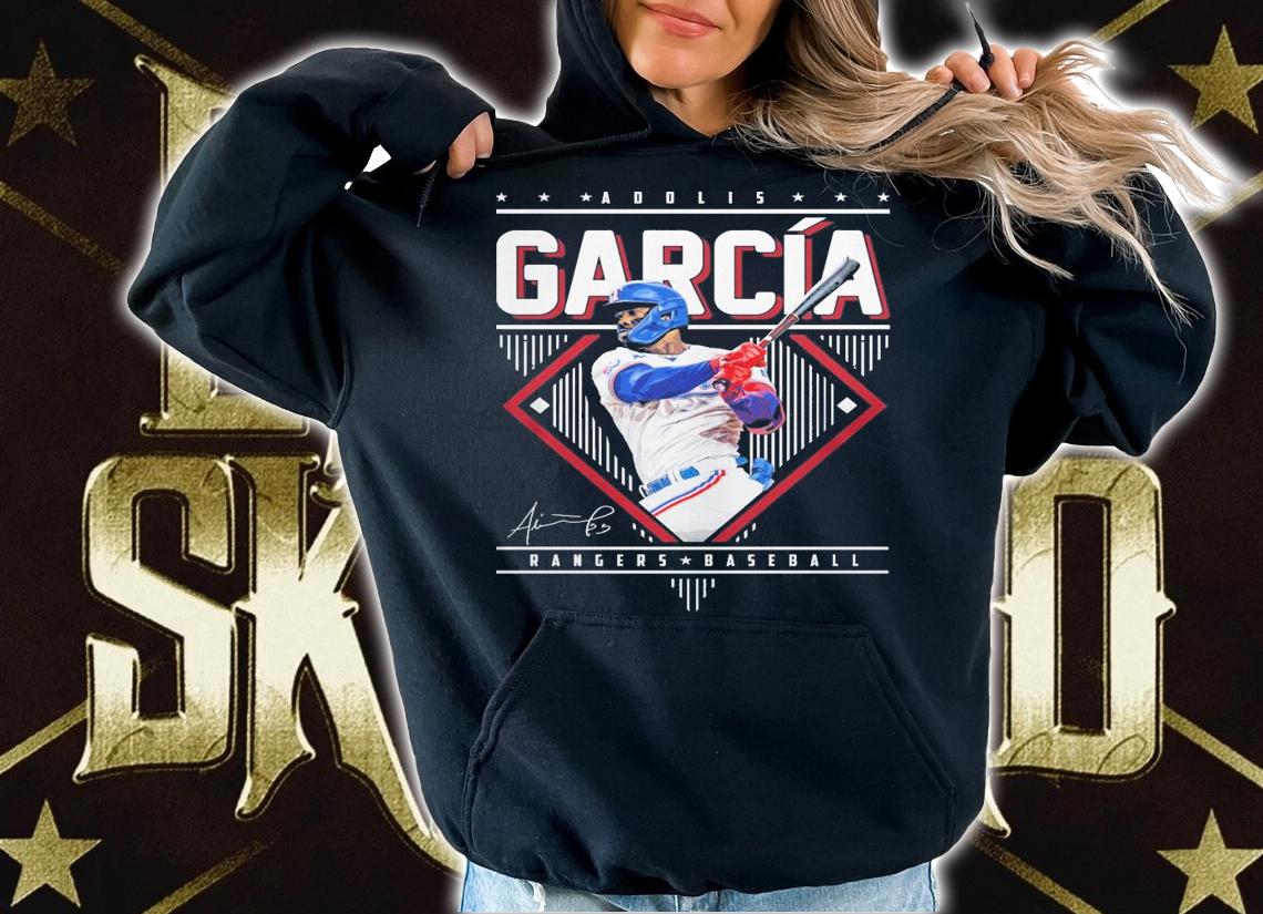 Adolis Garcia Texas Rangers Baseball Signature t-shirt hoodie