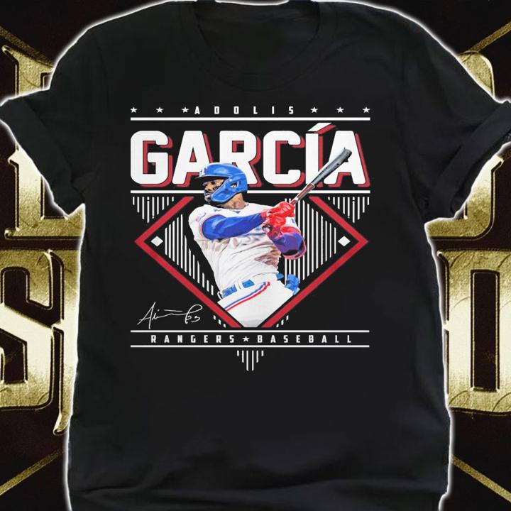 Adolis Garcia Texas Rangers Baseball Signature t-shirt shirt