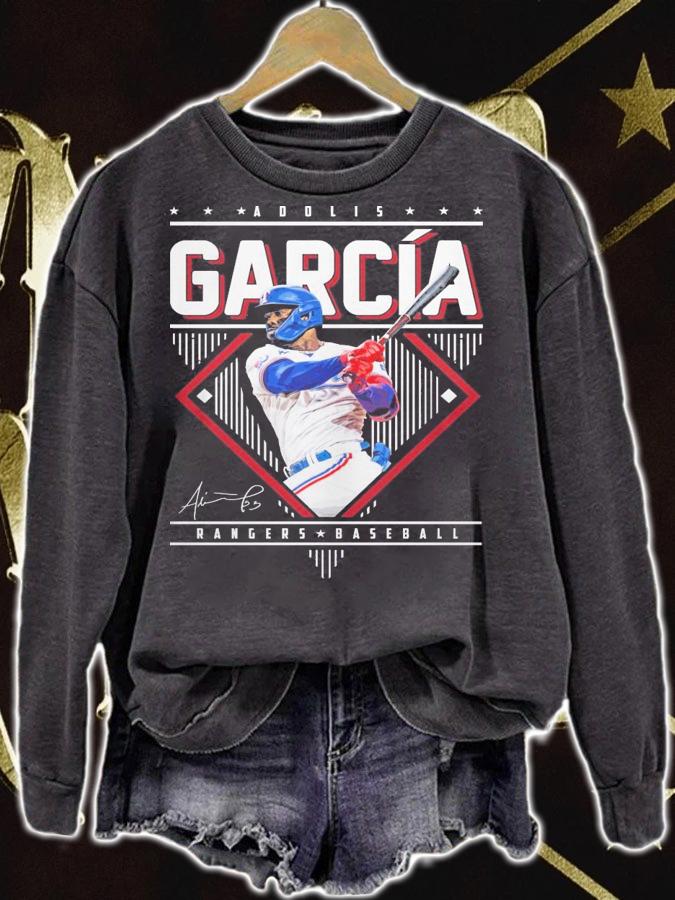 Adolis Garcia Texas Rangers Baseball Signature t-shirt sweatshirt
