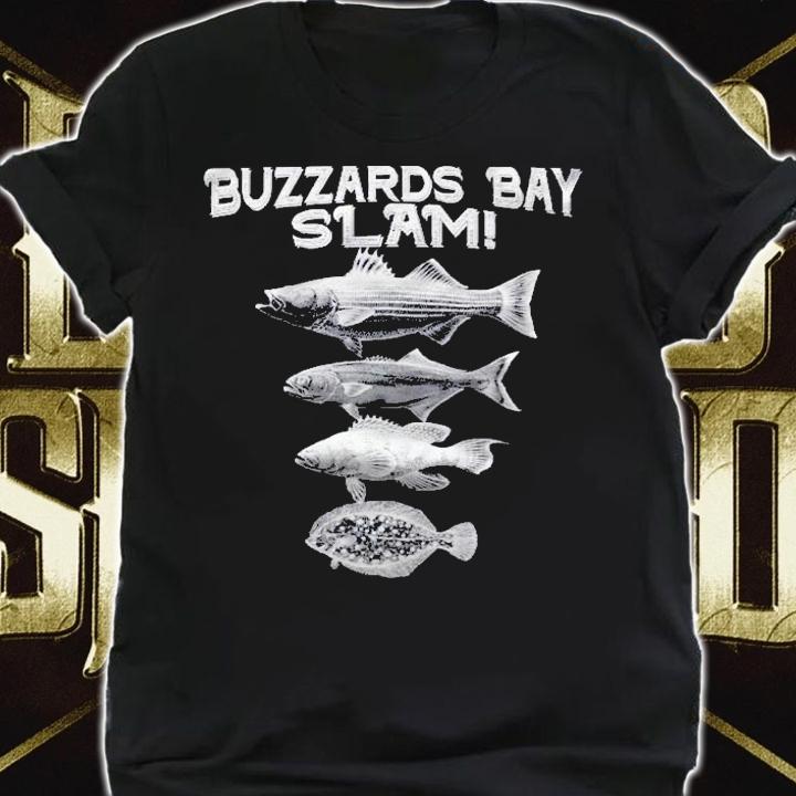 Cape Cod Buzzards Bay Fishing Slam Striper Bluefish Bass Shirt t-shirt shirt