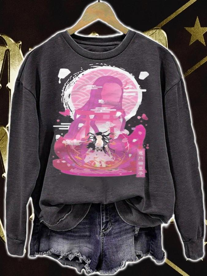 Demon Slayer Kamado Nezuko Japanese style T-shirt t-shirt sweatshirt