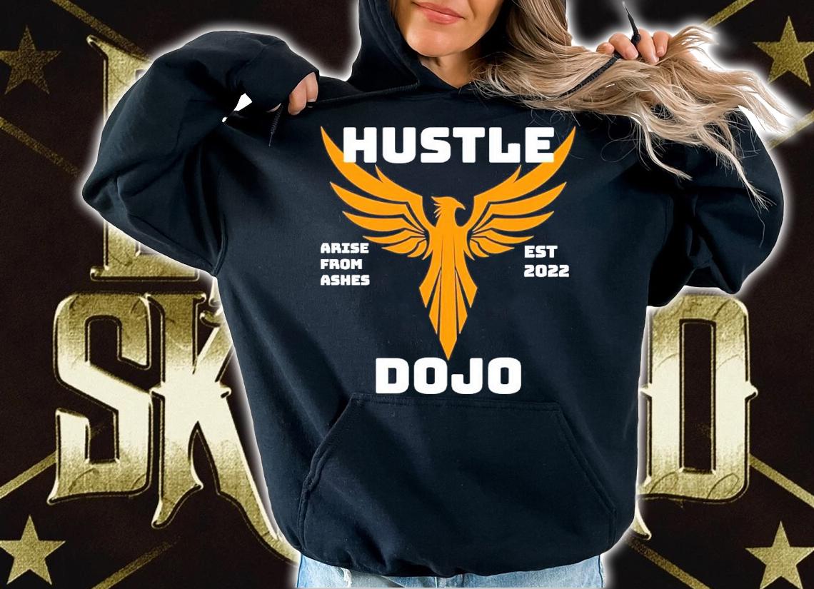 Hustle Dojo Orange Phoenix T-Shirt t-shirt