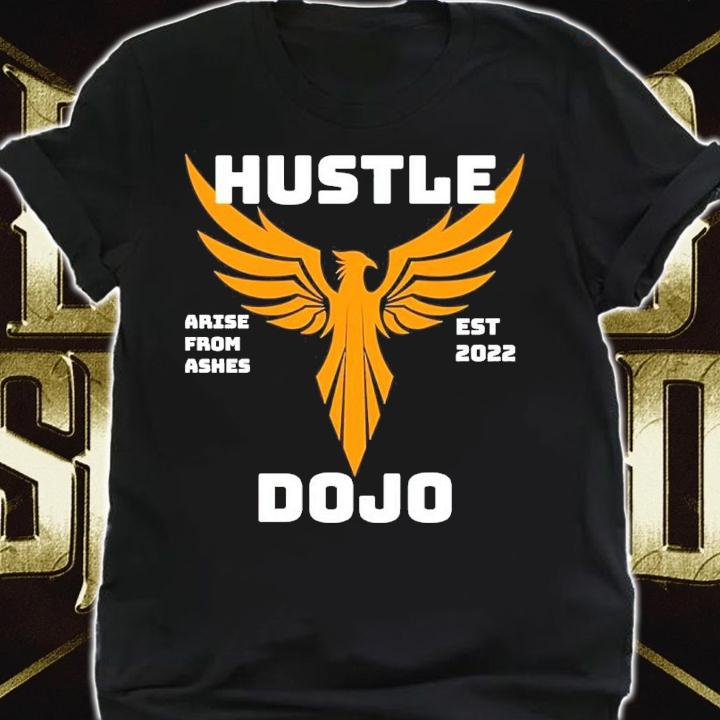 Hustle Dojo Orange Phoenix T-Shirt t-shirt