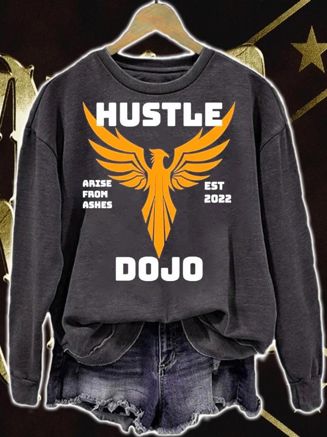 Hustle Dojo Orange Phoenix T-Shirt t-shirt