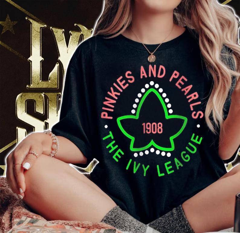 Pinkies And Pearls The Ivy League T-Shirt t-shirt woman shirt