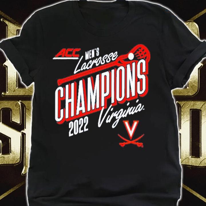 Virginia Cavaliers Navy 2022 ACC Men's Lacrosse Conference Champions shirt t-shirt shirt