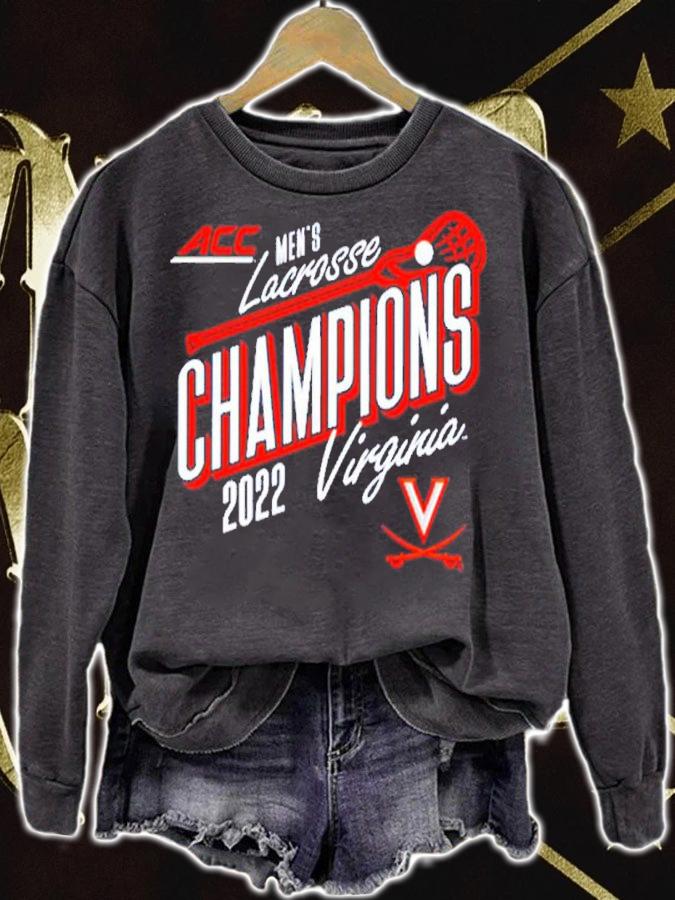 Virginia Cavaliers Navy 2022 ACC Men's Lacrosse Conference Champions shirt t-shirt sweatshirt