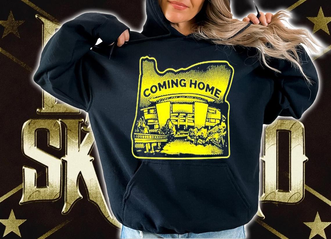 Coming Home Oregon Map T-Shirt t-shirt