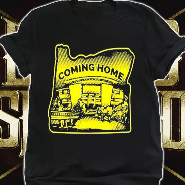 Coming Home Oregon Map T-Shirt t-shirt