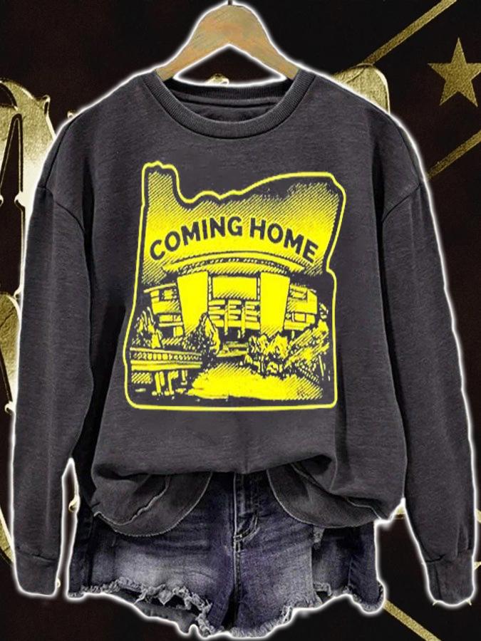 Coming Home Oregon Map T-Shirt t-shirt