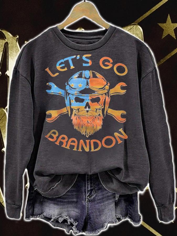 Let's go Brandon 2024 skull T-shirt t-shirt