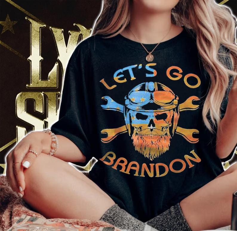 Let's go Brandon 2024 skull T-shirt t-shirt
