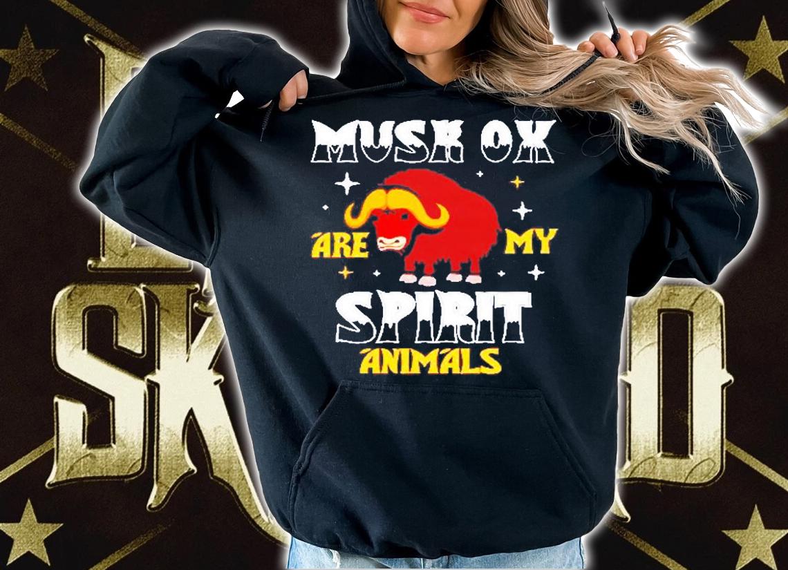 Musk Ox Are My Spirit Animal T-Shirt t-shirt hoodie