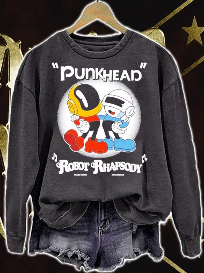 Punk Head Robot Rhapsody Shirt t-shirt sweatshirt