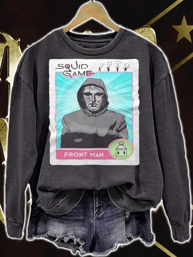 Squid Game front Man card T-shirt t-shirt
