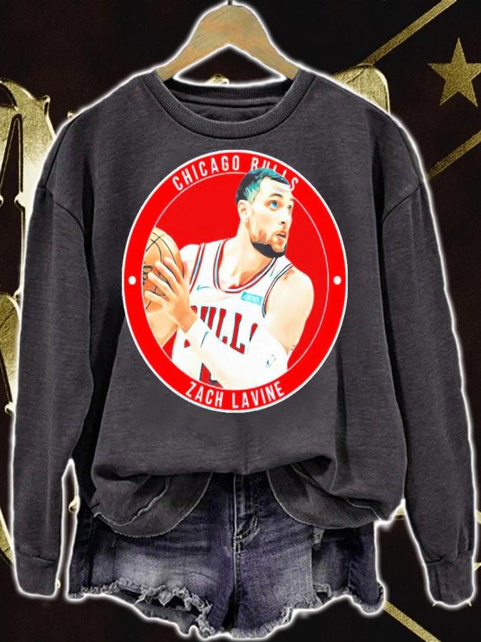 Zach Lavine Chicago Bulls Basketball Player Shirt t-shirt