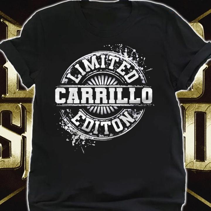 Carrillo Funny Surname Family Tree Gift Shirt t-shirt
