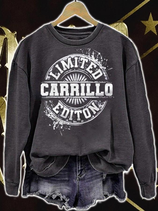 Carrillo Funny Surname Family Tree Gift Shirt t-shirt