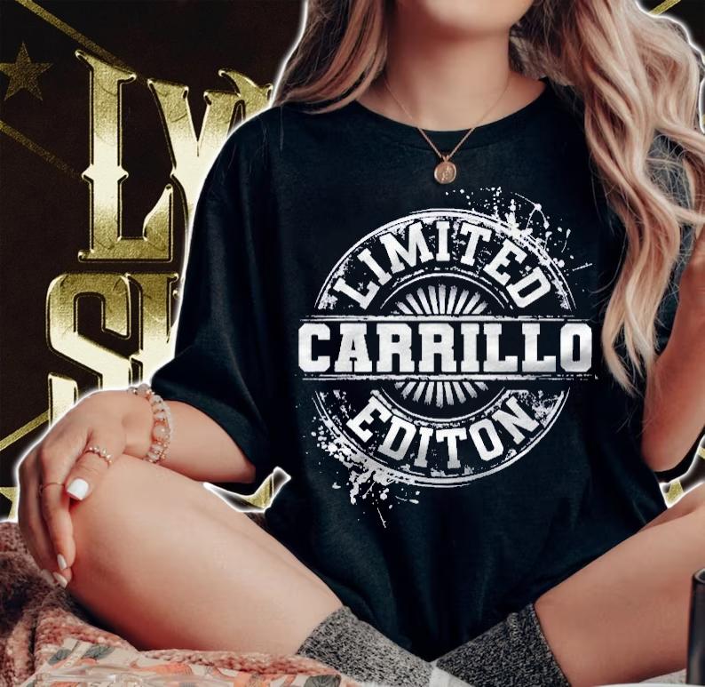 Carrillo Funny Surname Family Tree Gift Shirt t-shirt