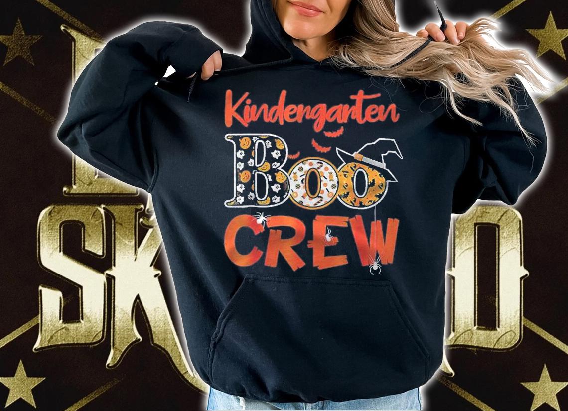 Kindergarten Boo Crew Teachers Students Halloween Costume Shirt t-shirt