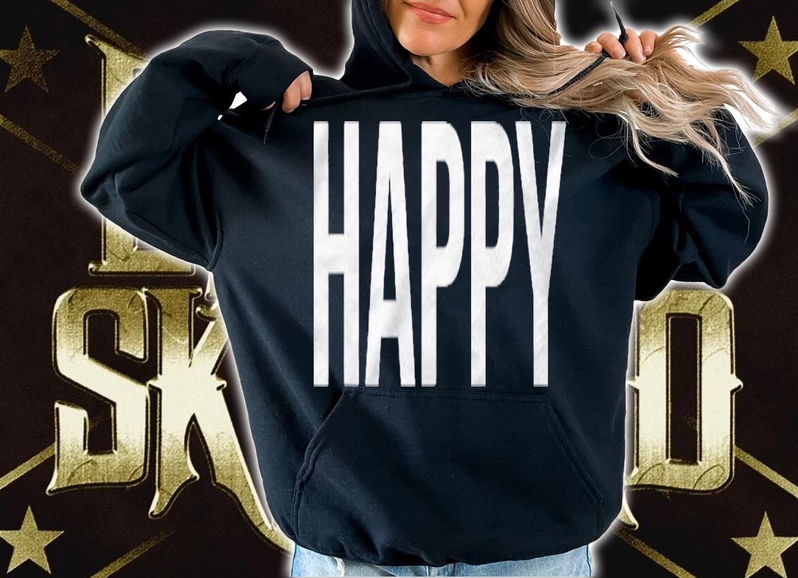 Happy Joy Emotion One Word Happiness Message Shirt t-shirt hoodie