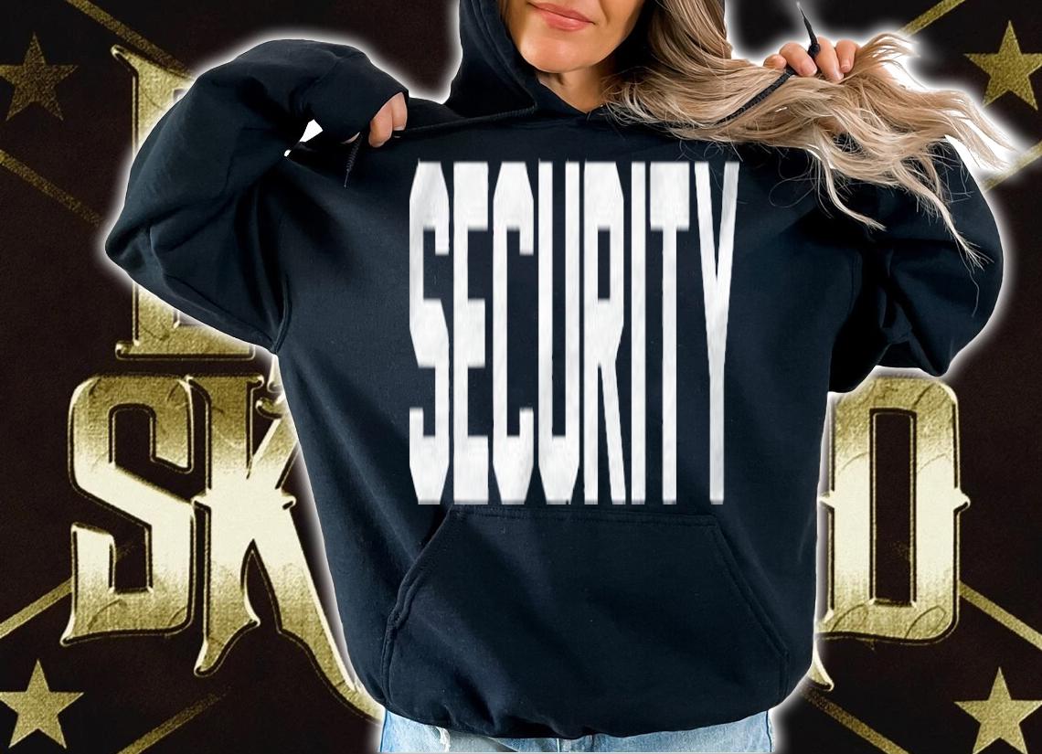 Security Officer Hooded For Security Guards Shirt t-shirt