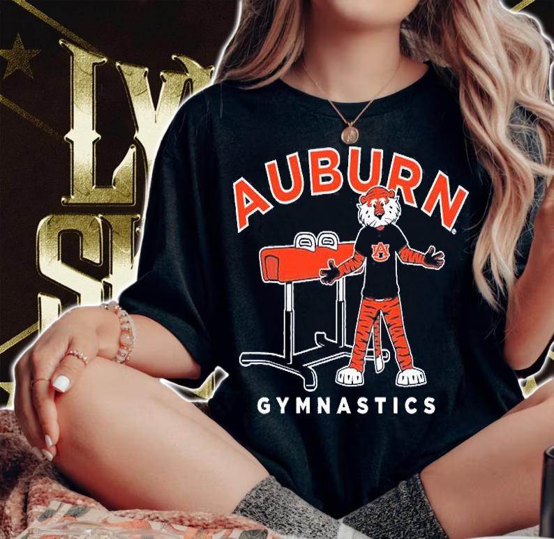 Gymnastics Auburn Tigers Aubie T-Shirt t-shirt