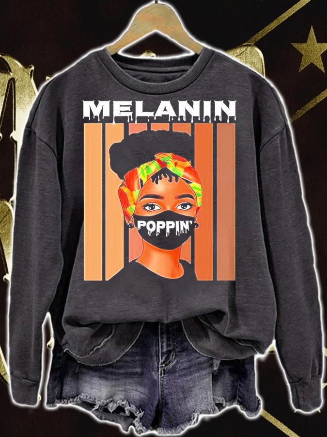 Melanin Poppin Black Pride T-Shirt t-shirt