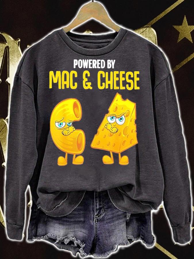 Powered By Mac And Cheese Shirt t-shirt