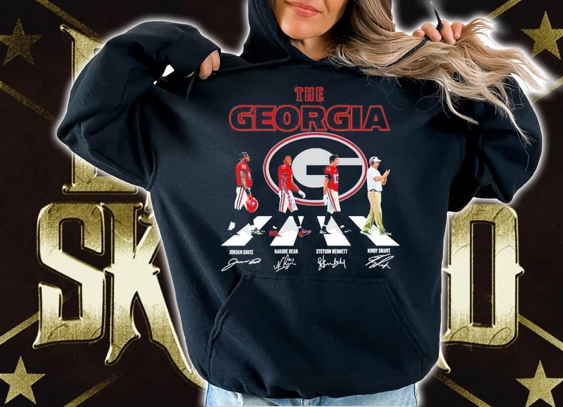 The Georgia Bulldogs Football Abbey Road Signatures Shirt t-shirt