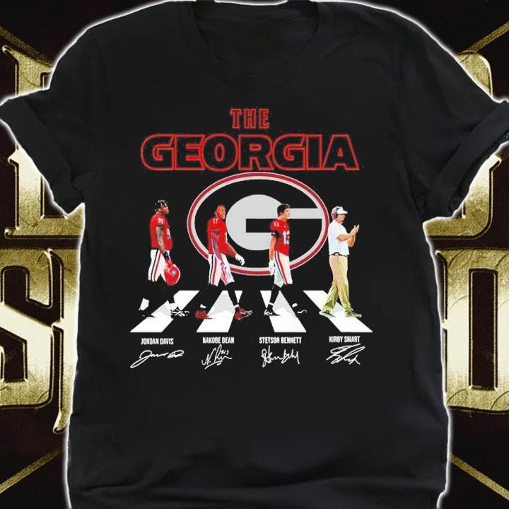 The Georgia Bulldogs Football Abbey Road Signatures Shirt t-shirt