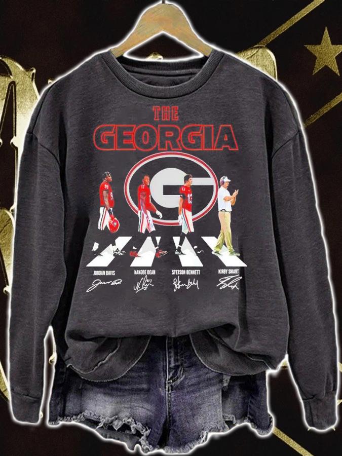 The Georgia Bulldogs Football Abbey Road Signatures Shirt t-shirt