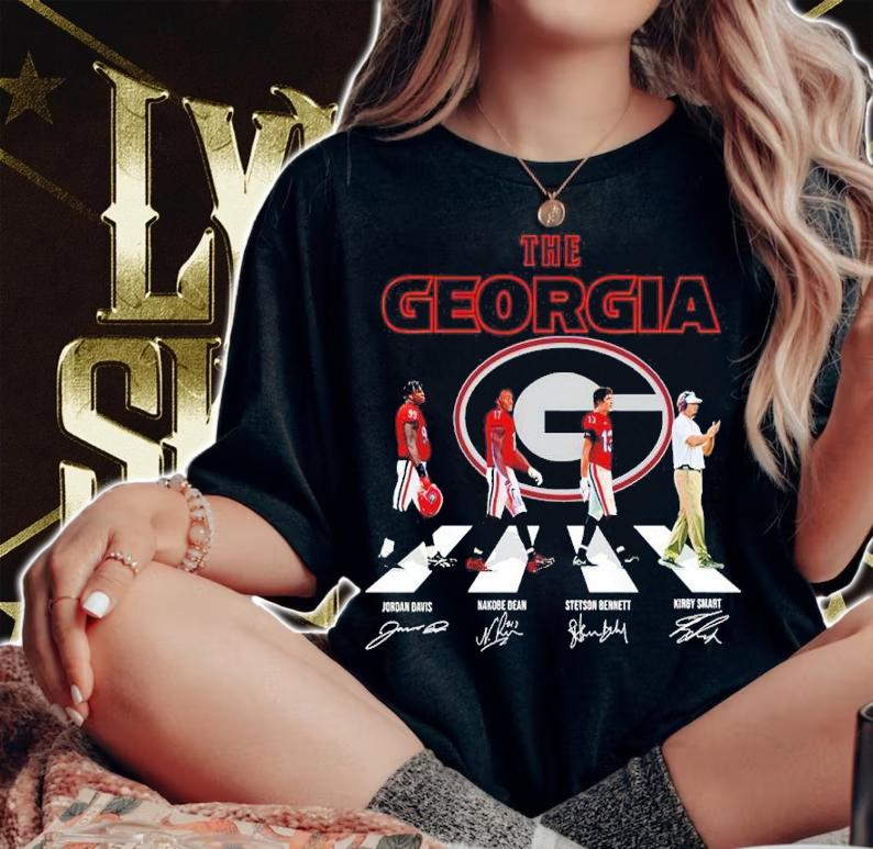 The Georgia Bulldogs Football Abbey Road Signatures Shirt t-shirt