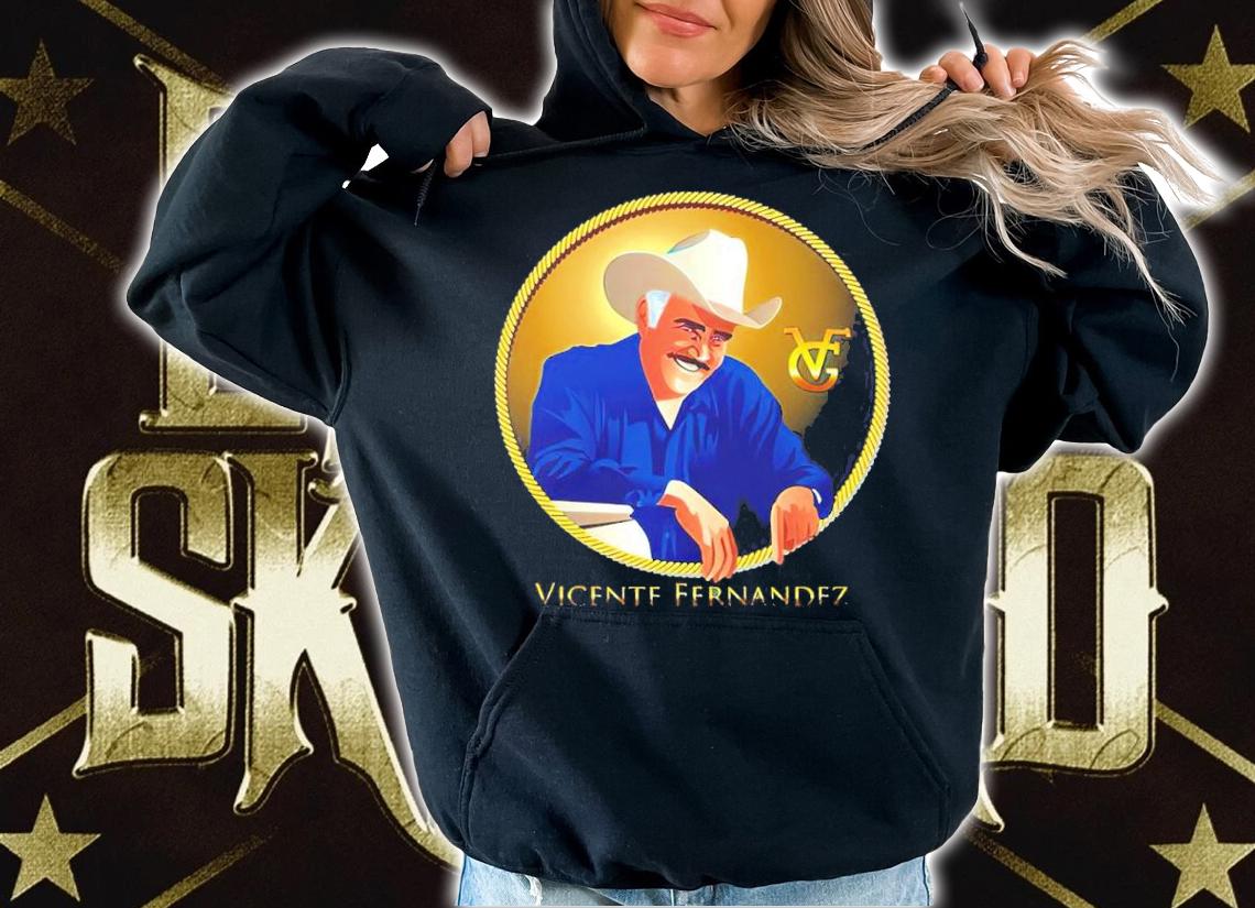 Vicente Fernandez Art The King Of Ranchera Music Shirt t-shirt hoodie