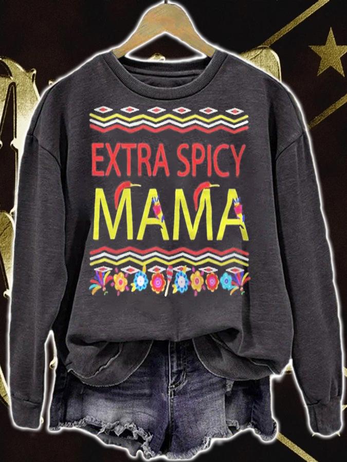 Extra spicy mama Christmas T-shirt t-shirt sweatshirt